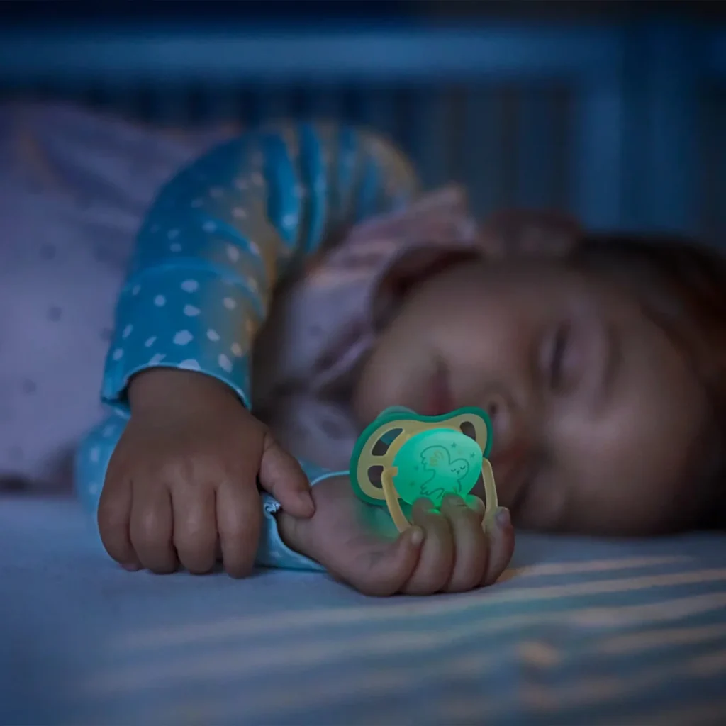 Comfortable & Safe Baby Pacifier with Glow Feature